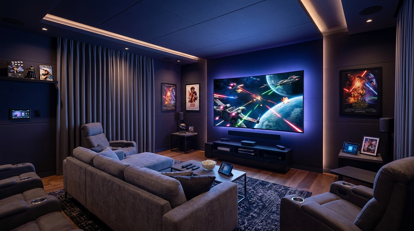 Plataforma de streaming CineHome em Smart TV